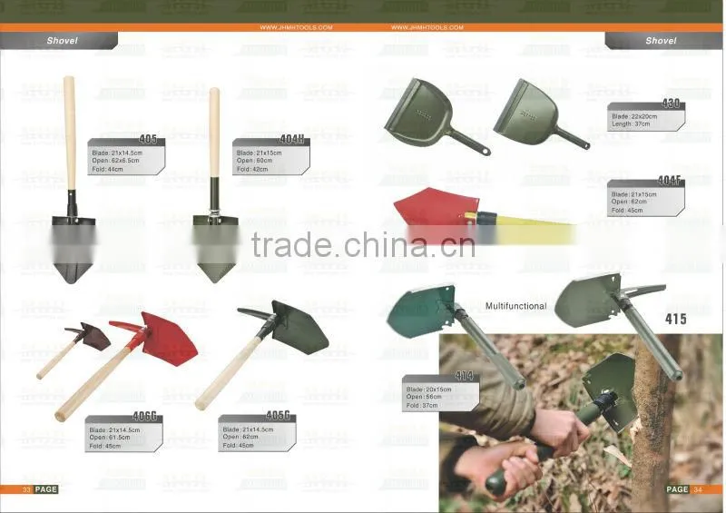 munitions portable pickaxe shovel