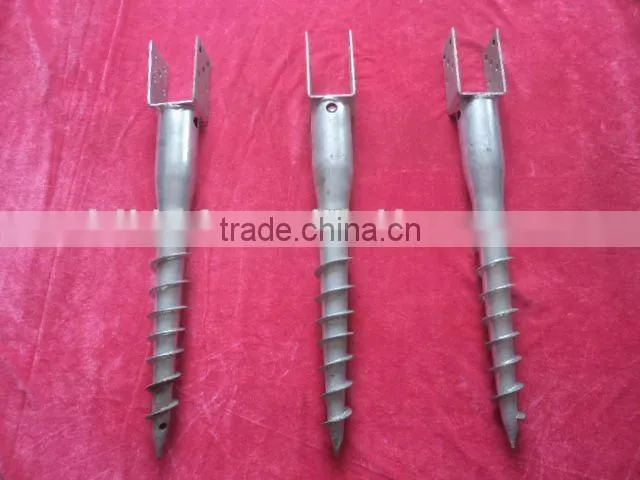 76mm*1800mm ground auger for photovoltaic solar energy on sale