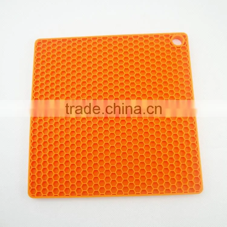 Eco-Friendly Square Silicone Cellular Place Mats