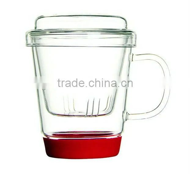 Heat Resistant Double Wall Glass Cup