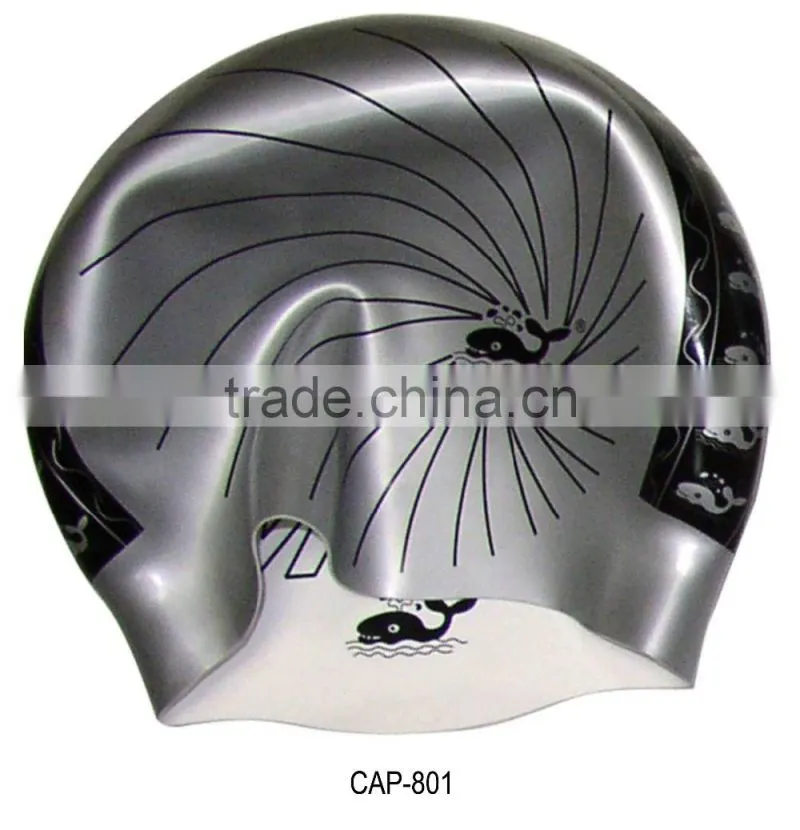 Custom Fashion Elegant Racing Swim Cap (CAP-800)