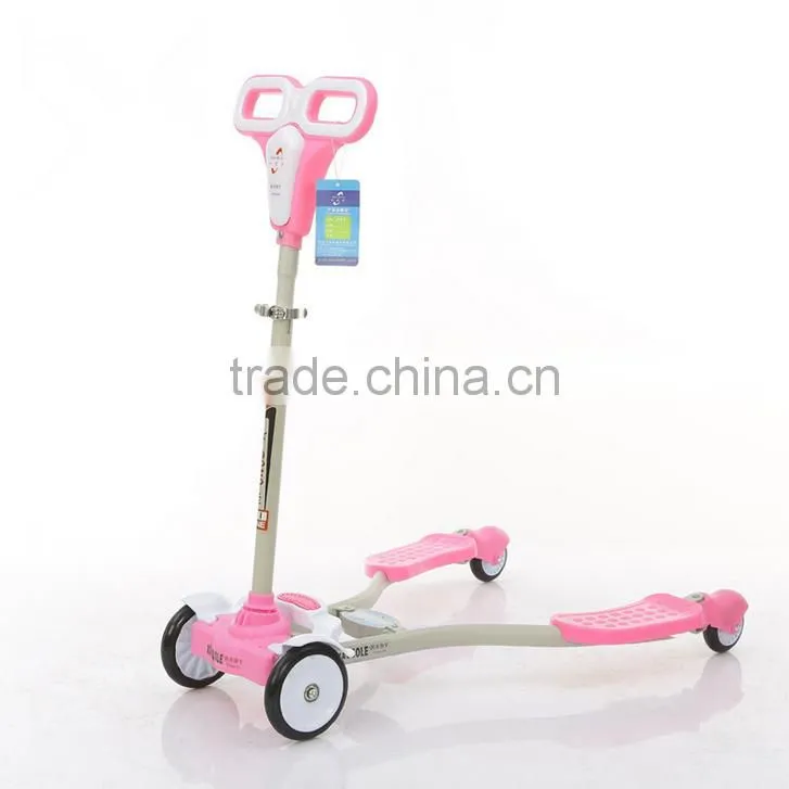 Factory direct supply kids 4 wheel kick scooter /scooter kids new model / widen pedal cheap kids scooter