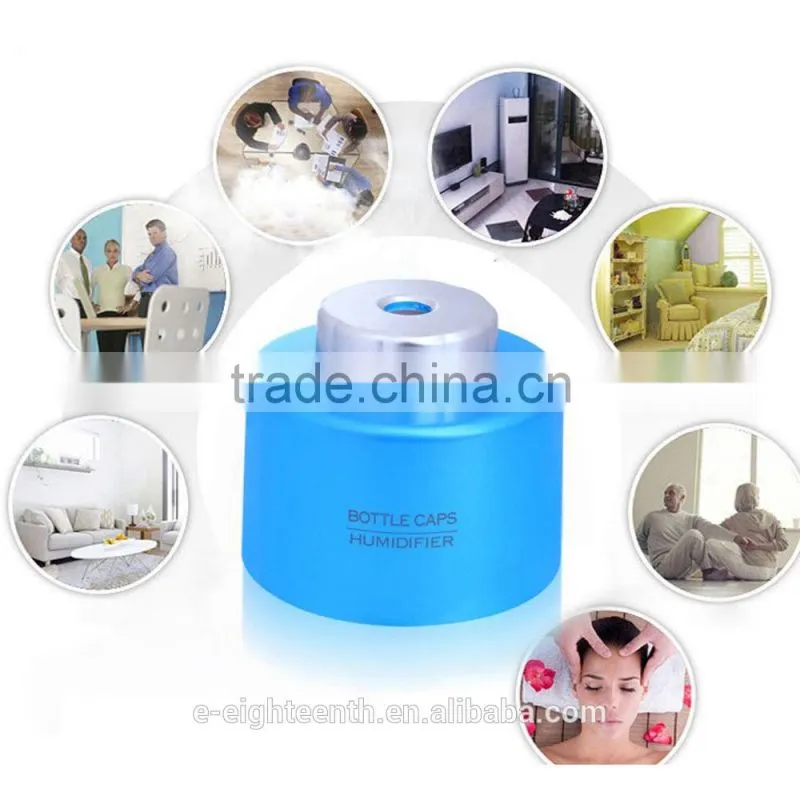 2017 USB Mini Mineral water bottle cap (without bottle) Portable Small air humidifier