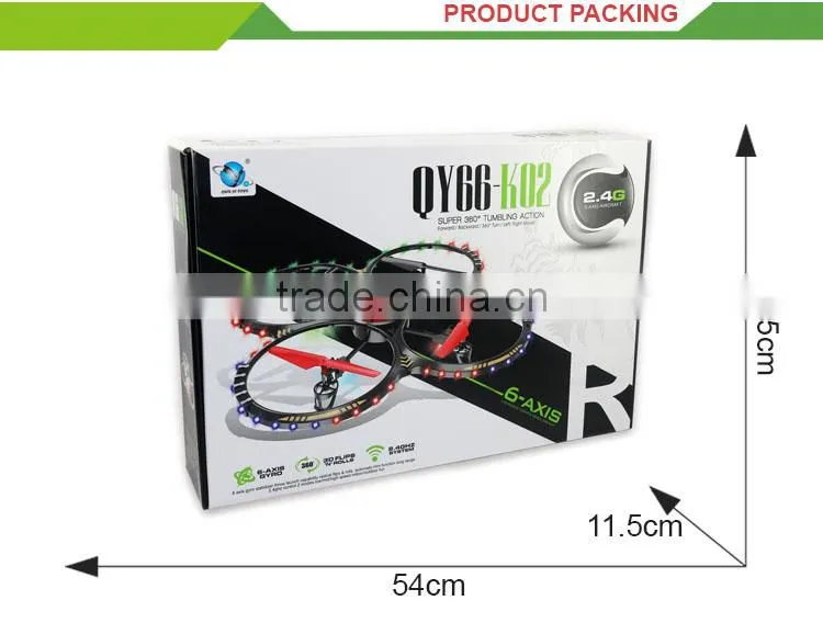 Two color mini rc drone 2.4g 4-axis ufo aircraft quadcopter