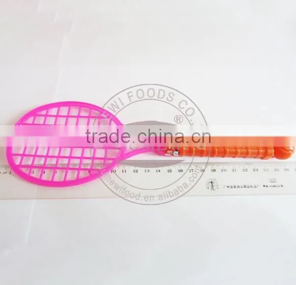 Popular racket plastic candy toy