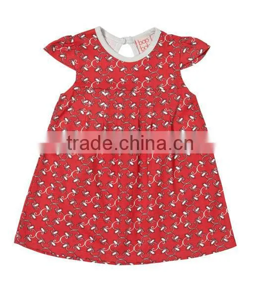 2013 Newest fashion navy printed kids mini skirt