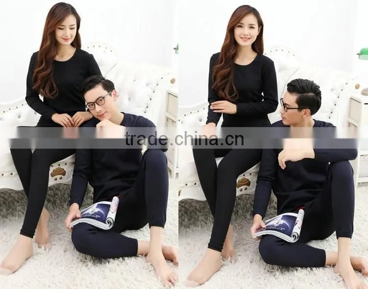 Wholesale Outdoor Long Sleeve Black Thermal Underwear Men's