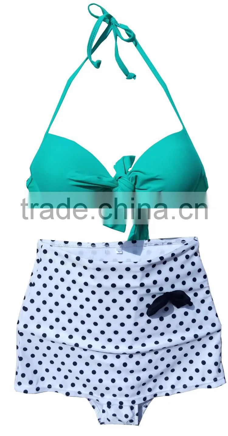 Wholesale summer women sexy black halter wimwear
