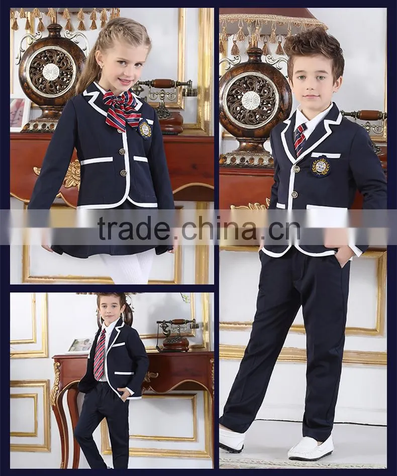 2016 custom primary school uniform in fashion designs