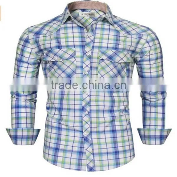 2016 new wholesale 2ply 100% cotton custom mens casual dress shirts
