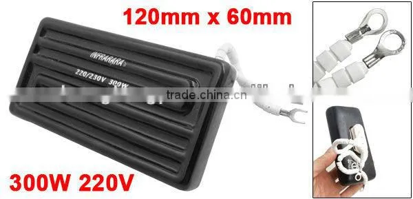 Ceramic infrared red heater for thermoforming