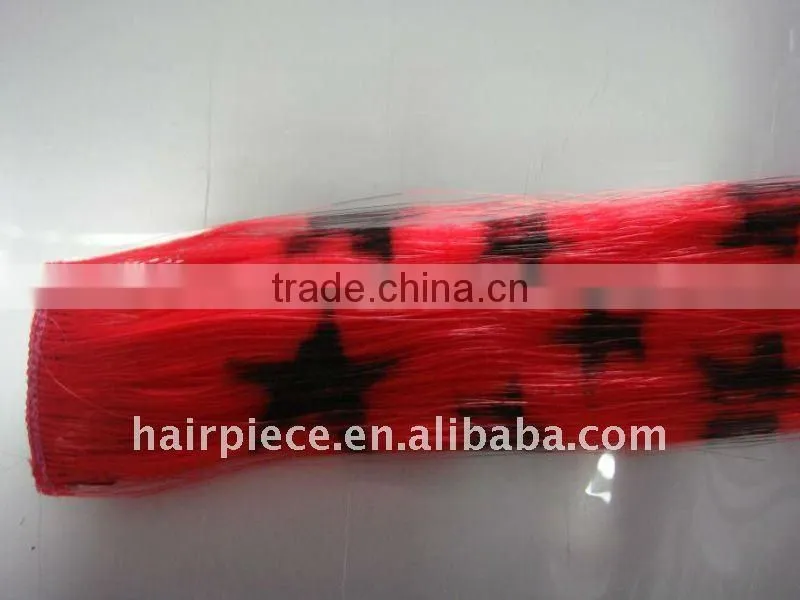 pink hair extension clip, clip in synthetic hair extensions