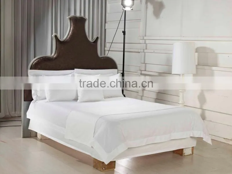 Luxury Bulk White 100% Cotton Hotel Bed Sheets