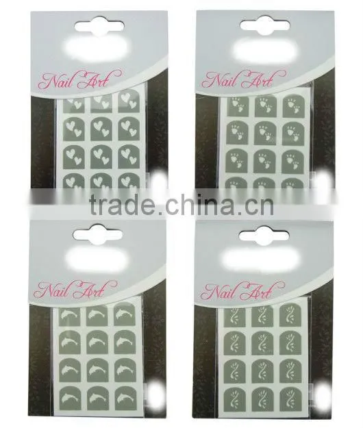New 2013 Design Nail Stickers,Nail Art Sticker,3D Sticker Nail Art
