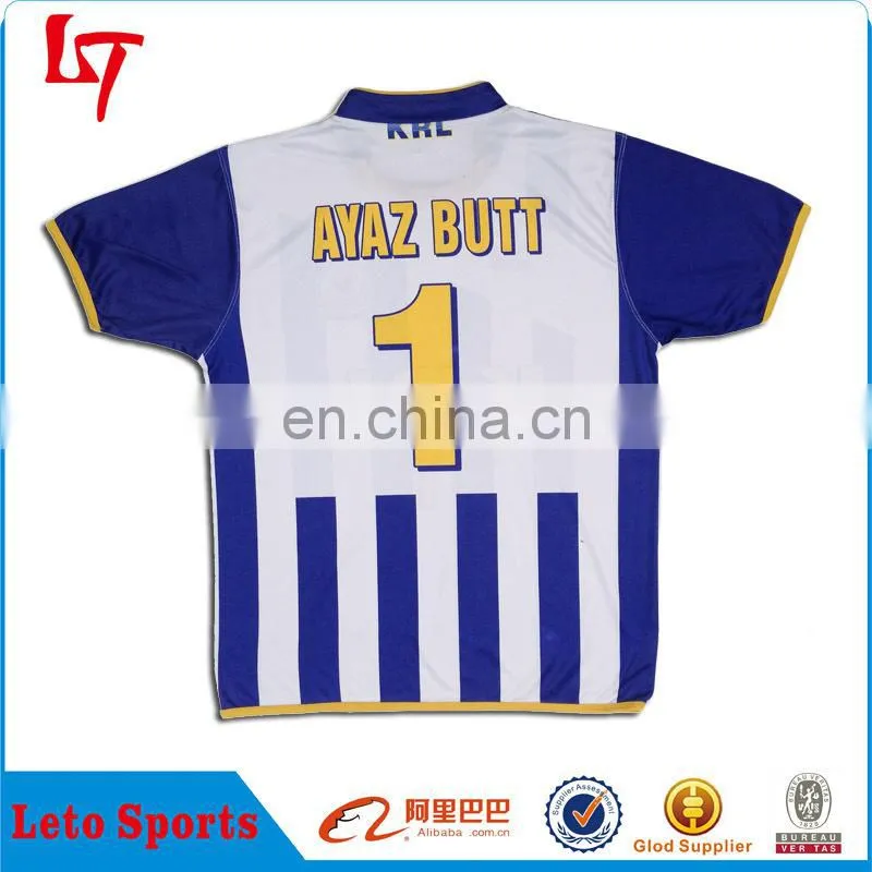 sublimated printing elastic rugby jersey/college rugby shirt football wear/youth white navy rugby jersey