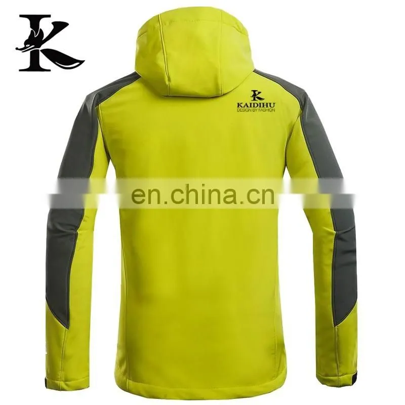 Custom Breathable Softshell Jacket Empty Print Logo Winter Jacket