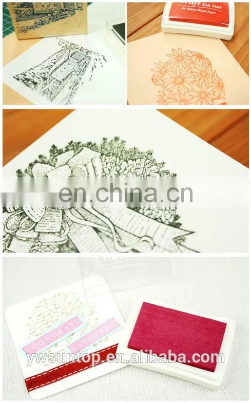 Hot Sale High Quality Inkpad Suitable for Wood Paper Cloth Fingerprint ink pad