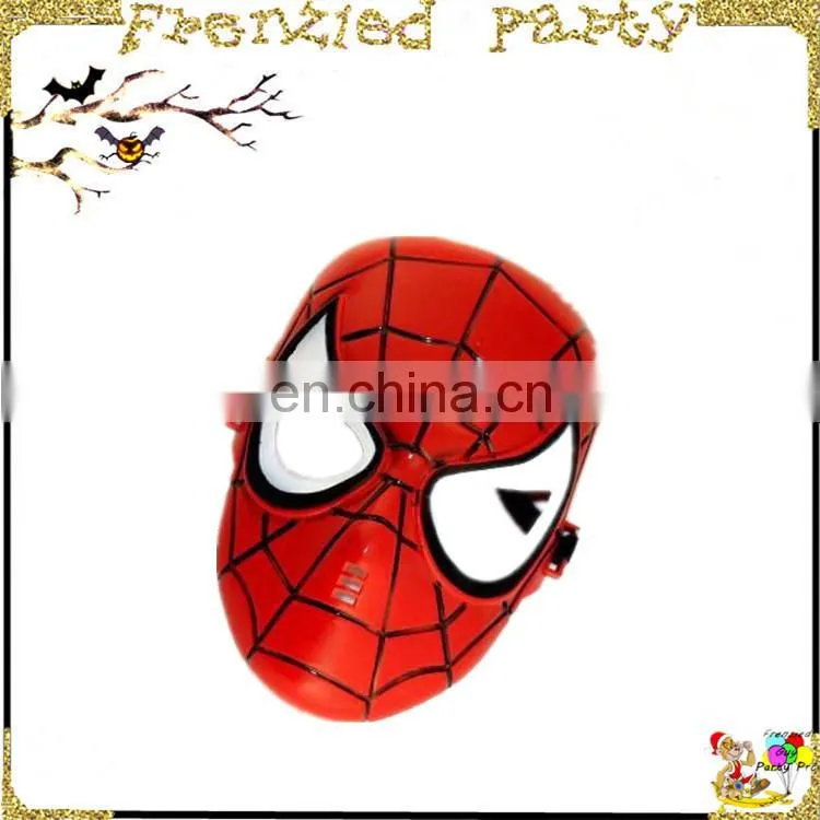 Wholesale plastic party spider man mask FGM-0165