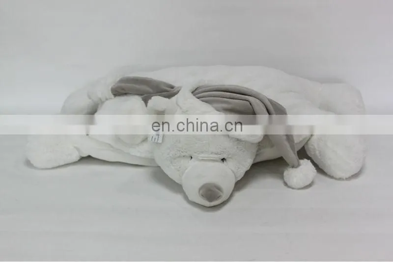 Plush and stuffed Polar Bear animal baby toys in white color