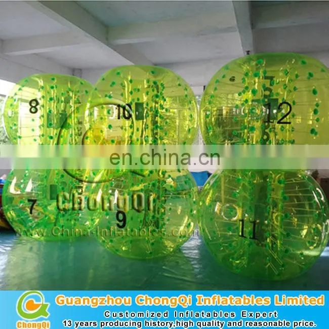 Inflatable soccer bubble ball factory price