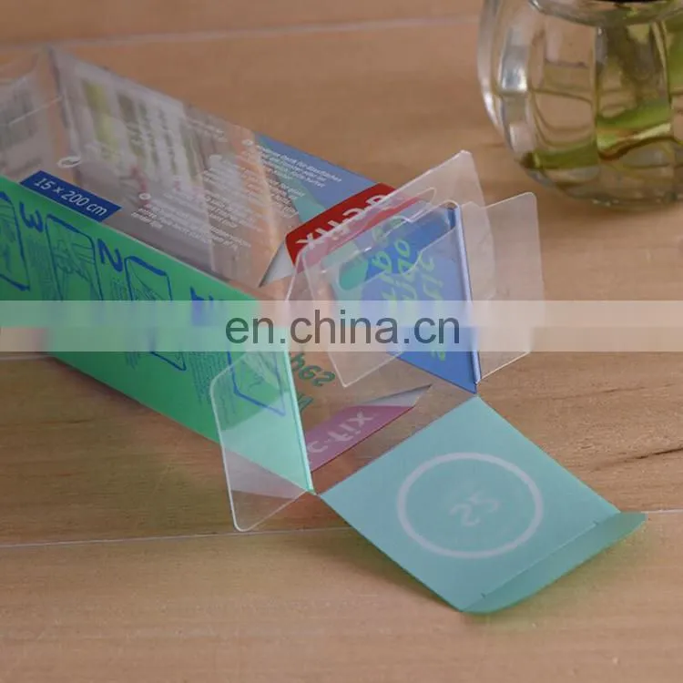 Manufacturers wholesale custom colorful printing plastic packaging box, PVC folding box, PET plastic box with hang hole