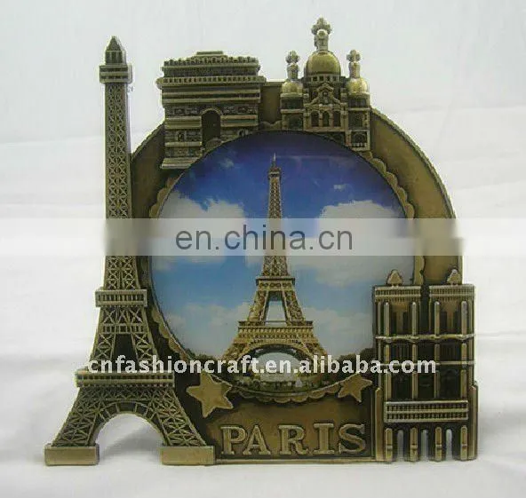 Eiffel tower metal picture frame