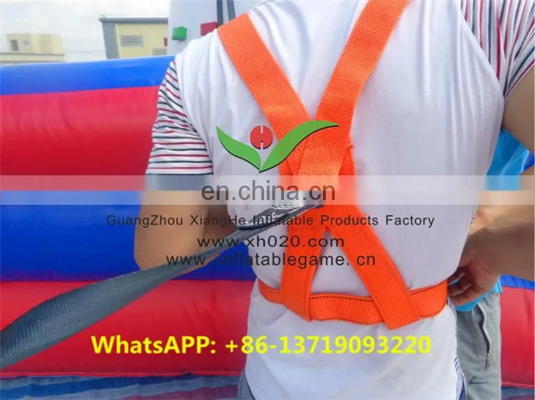 2016 Commercial inflatable rock climbing wall with slide