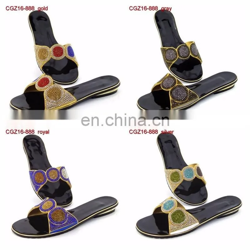 crystal slipper italian ladies shoes cheap ladies slipper