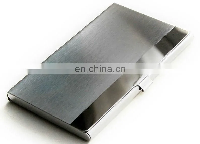 name card case with mirror polish