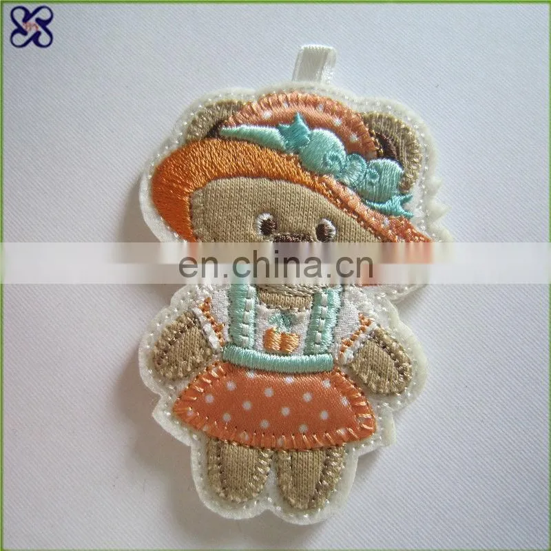 custom 3d patch hook and loop fastener