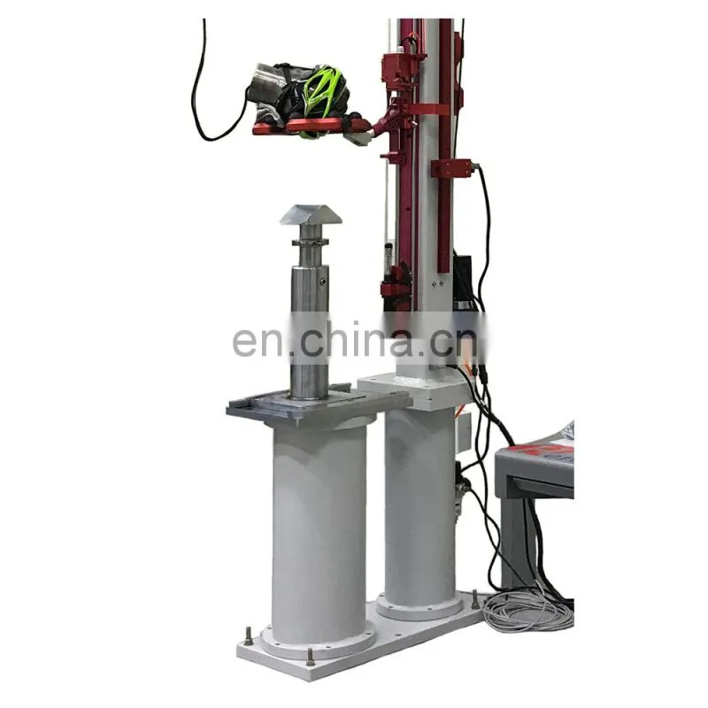 Unidirectional Accelerometer helmet testing machine / helmet Acceleration sensor impact attenuation testing machine