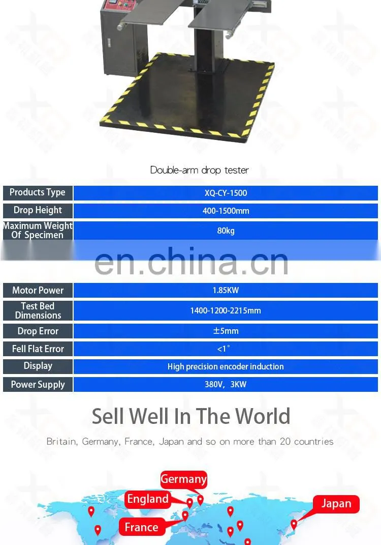 High Accuracy Package Drop Test Machine Price Drop test machine