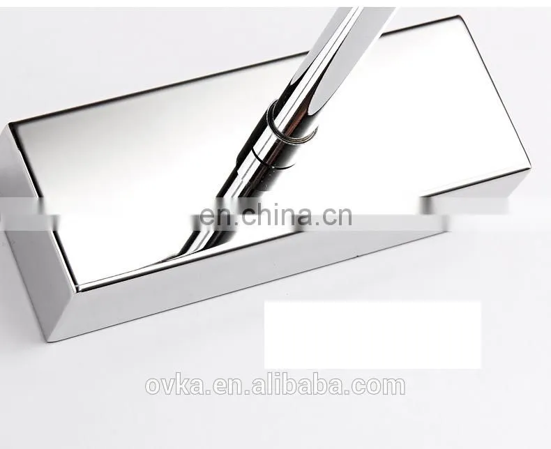 Simple modern stainless steel telescopic mirror light