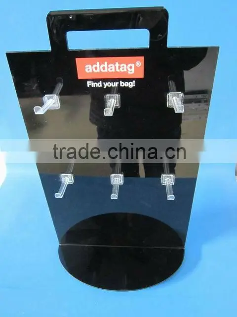 custom revolving accessories display rack
