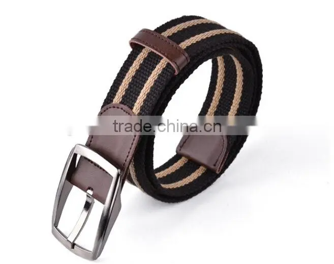 wholesale unisex polyester webbing belt for jeans