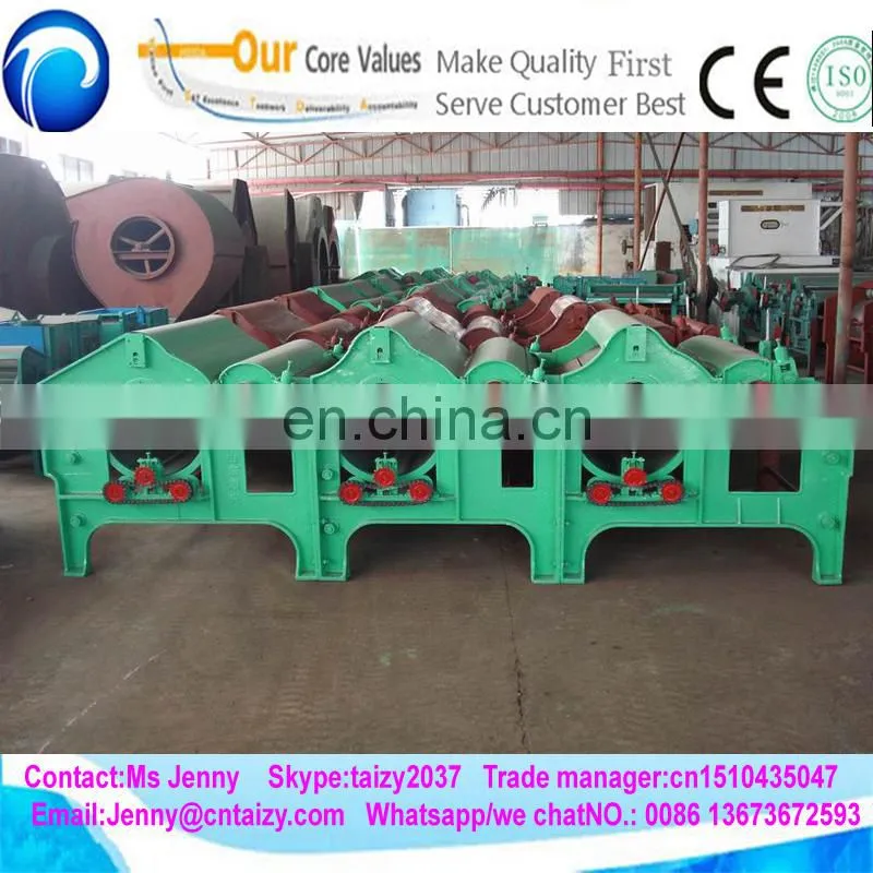 Old waste cotton opener/ textile / fiber /waste cloth rag opening machine