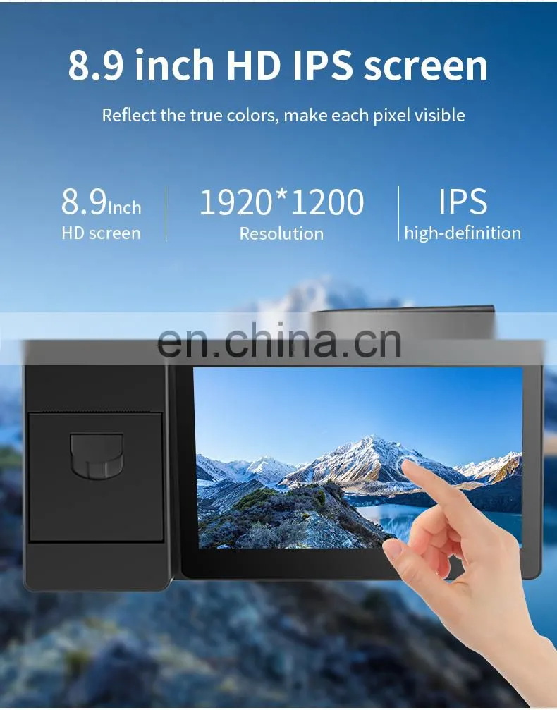 2021 NEWEST 8.9 Inches Pipo X3RK Tablet with Thermal Printer RJ45 Rj11 RS232 Port POS Machines