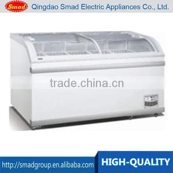 curved slide glass door freezer curved freezer for ice cream