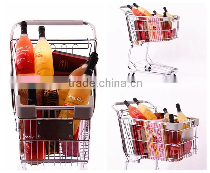 Stable structure metal shopping carts