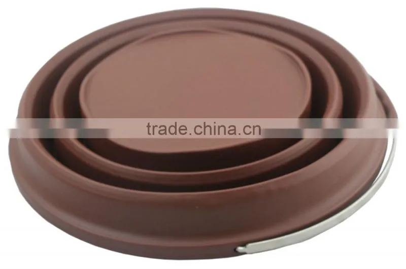 Hot Selling Silicone Pack-away Bucket