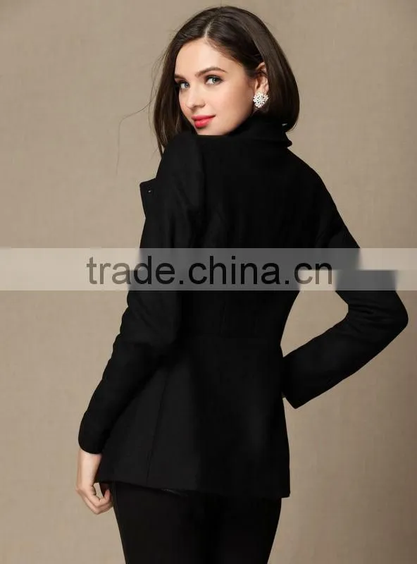 2013 winter new fashion lady double-breasted coat