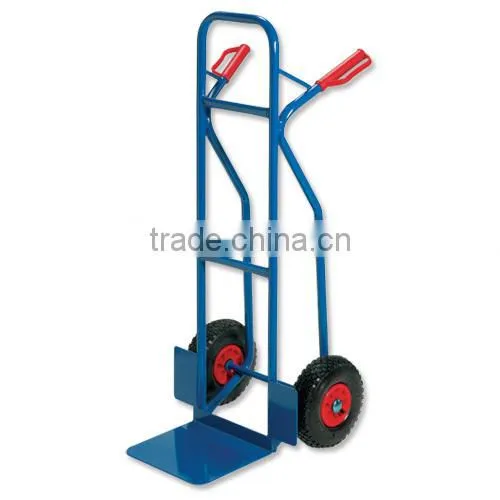 Heavy duty 250kgs load steel hand trolley sack truck
