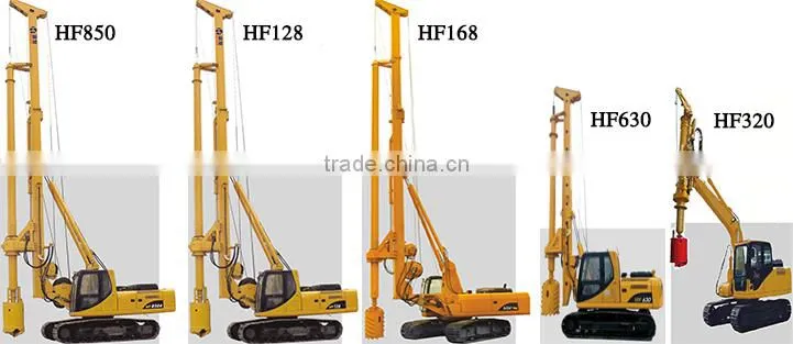 CE certificate hydraulic piling rotary rig
