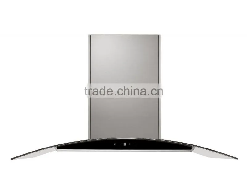 European cooker hood coating with smoke glass