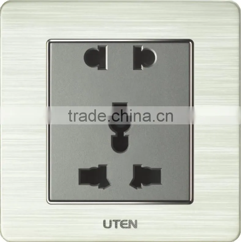 5 pins universal socket, switch and socket
