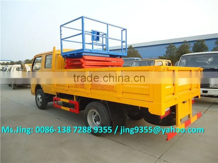 2016 NEW Euro IV DFAC 3300 light cargo truck with 8-10m aerial work platform for sale