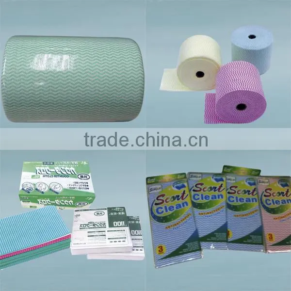 spunlace nonwoven cleaning wipe