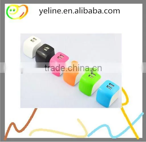 S4 dual USB adapter, 2.1A S5 wall charger, S6 candy color adapter