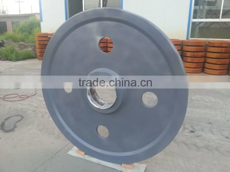 Wire rope cable steel guide pulley wheel