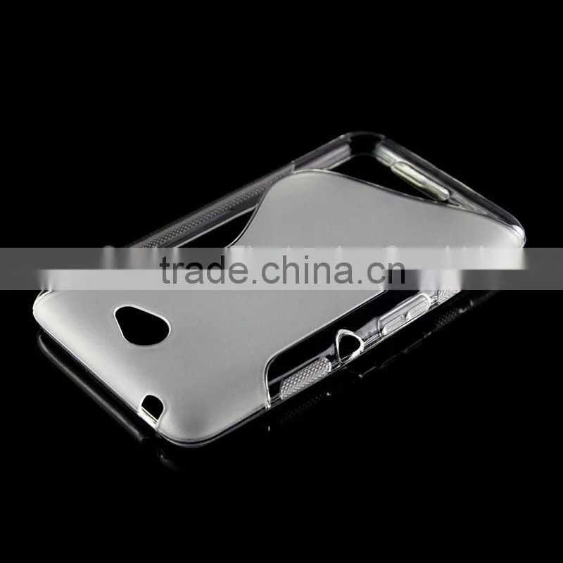 2015 S line wave design tpu cases for Xperia E4
